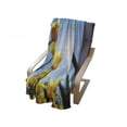 thumbnail image 4 of Yellow and Blue Soft Flannel Fleece Throw Blanket, Tulip Flower Field Against the Sky Summer Blooming Petals Vibrant, Cozy Plush for Indoor and Outdoor Use, 50" x 70", Green Yellow Blue, by Ambesonne, 4 of 6