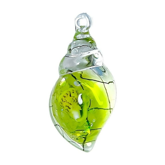 Luminous Resin Conch Necklace, Bag Hanging Pendant, Holiday Decorative, Glowing Theme Jewelry, Lightweight Resin Accessory, Multi-Color Options Ornament, Romantic Gift Choice for Special