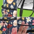 thumbnail image 5 of Garden Tool Bag,Pioneer Flower Floral Print Pattern Garden Tool Organizer,Garden Gifts,Waterproof Multi-Pocket Garden Tool Storage 11.8x5.5x11.4 Inch(Tools NOT Included), 5 of 6