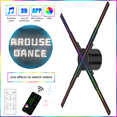 thumbnail image 7 of 3D Hologram Fan 19.6in 2000x1152 WiFi 3D Projector with 576 LED Light Beads for Business Store Advertising, 7 of 7