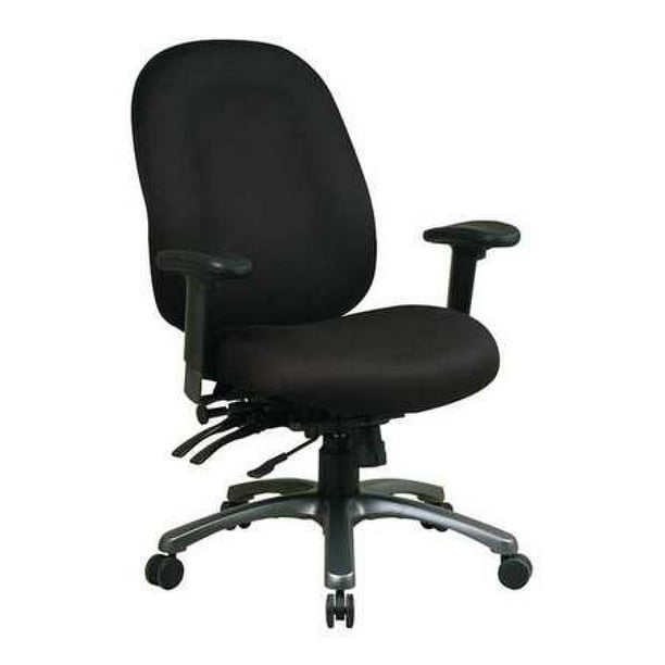 OFFICE STAR 8511231 Fabric Desk Chair, 181/2" to 22", Adjustable Arms