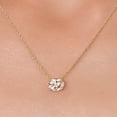 thumbnail image 3 of Gem Stone King 14K Yellow Gold Peach Morganite Pendant Necklace for Women | 1.60 Cttw | Gemstone October Birthstone | Oval 9X7MM | With 18 inch Chain, 3 of 6
