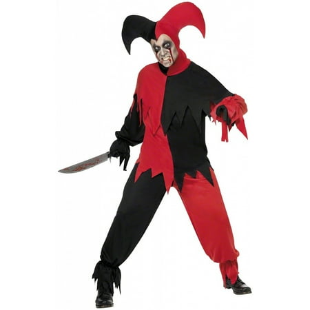 Dark Jester Costume Adult Costume - Large