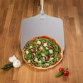 thumbnail image 4 of Espátula de cocina auténtica profesional para pelar Pizza de 12 pulgadas, pelador de Pizza de alta calidad, pelador de Pizza de aluminio y madera, 4 of 5