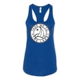 thumbnail image 2 of Wild Bobby, Take Me To The Lake, Women Racerback Tank Top, Royal, X-Large, 2 of 4