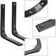 thumbnail image 4 of Soporte de estante de 2 uds, soporte de pared resistente, soporte de estante de pared en forma de L, 150x125mm, soporte de estante, soporte de estante de pared negro, 4 of 5