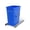 Blue, variant on Rev-A-Shelf Single 35 Quart Sliding Pullout Waste Bin Container, Green