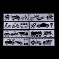 thumbnail image 2 of Pntil de Dibujo de 8 Estilos Pntils de Dibujo - Coche Sunnimix Plantillas de plantilla de dibujo, 2 of 8