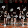 thumbnail image 5 of 12pcs Metallic Cheerleading Pom Poms With Almi Cozy Handle, Adorable Cheerleader, 5 of 5