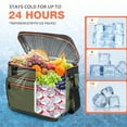 thumbnail image 2 of Tirrinia Leakproof Insulated Ice Cooler Bag - 24 Cans Large Capacity Portable , Polyester Collapsible Lunch Box ,Grocery Bags,Insulated Lunch Tote for Beach, Work, Trip, 2 of 7