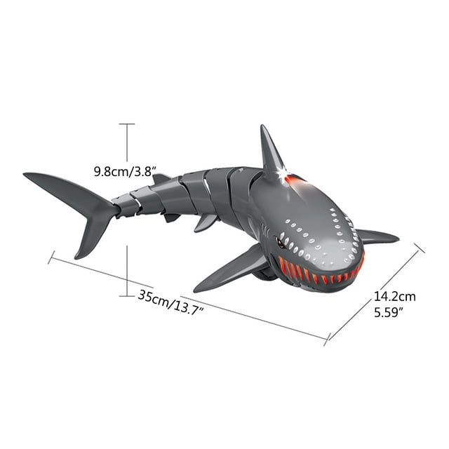 Juguete de tiburón con control remoto, juguete de tiburón con control remoto Batterysharktoy RC Shark Toy elaborado por expertos