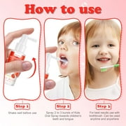 40ml Aliver Kids Oral Spray 0-12 Years,Mouth Wash for Toddler Children,Mouth Spray Cavity Prevention,Easy Dental Care Day and Night, Xylitol Strawberry Flavor,Fluoride Free