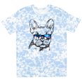thumbnail image 3 of Inktastic French Bulldog Portrait with Sunglasses T-Shirt, 3 of 5