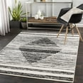 thumbnail image 3 of Mark&Day Area Rugs, 5x7 Nederbiel Modern Black Area Rug, Black Beige Carpet for Living Room, Bedroom or Kitchen (5' x 7'), 3 of 8