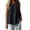 Black, variant on CHUMUD Women's Cotton Linen Tank Top, Sleeveless Crewneck Pullover, Side Slit Casual Summer Blouse, S-2XL