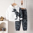 thumbnail image 2 of OJSFQUFP Toddler Boy Clothes Baby Dinosaur Pullover Sweatshirt Pocket Jeans Pants Fall Winter Outfits Set, 2 of 9