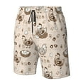 thumbnail image 4 of Balery Retro Rooster Traje de Baño Estilo Hawaiano para Hombre, Shorts de Secado Rápido con Bolsillos-XX-Large, 4 of 6