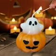 thumbnail image 4 of Halloween Decorations Halloween Pumpkin Ghost Mini Candles,Scented Ghost Shaped Decorative Candles,Cute Wax Mini Candles Tabletop Decoration for Autumn Halloween Party Favor Supplies, 4 of 7