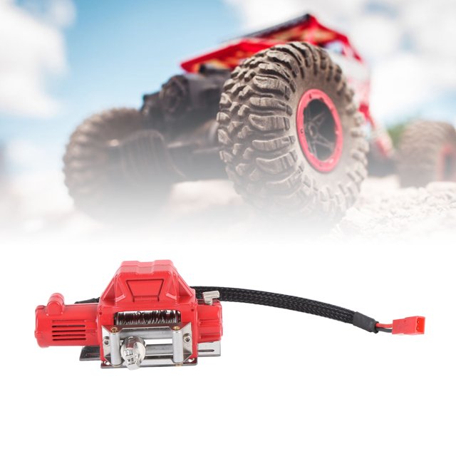 Treuil RC, Treuil de Simulation de Crawler RC en Métal 1/10 Haute Résistance et Anti-Dommages Remplacement pour SCX10