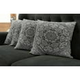thumbnail image 2 of Ambesonne Ethnic Throw Pillow Cover 4 Pack, Mandala Inspired Native, 18", Black and White, 2 of 6