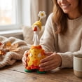 thumbnail image 6 of Sruoe Thanksgiving Day Desk Goose Outfits, 7 In Flowers and Golden Autumns Maple Leaves Set Goose Clothes, Desktop Goose Outfits, Costume Clothes for Table Decor Tabletop Goose Accessory Holiday, 6 of 6