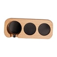 thumbnail image 3 of Soporte de manipulación de café Espresso Tamper Mat Stand Organizador de encimera con 3 agujeros Estación de manipulación de café para accesorios de para 58mm Baoblaze Titular de manipulación de café, 3 of 8