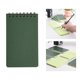 thumbnail image 5 of Cuaderno resistente Soledad de notas Steno Pad impermeable 4,92x2,95 pulgadas Color verde, 5 of 9