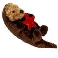 thumbnail image 2 of Aurora Stuffed Animals Mini Flopsie-Otto Wstarfish (Otter) 8", 2 of 2