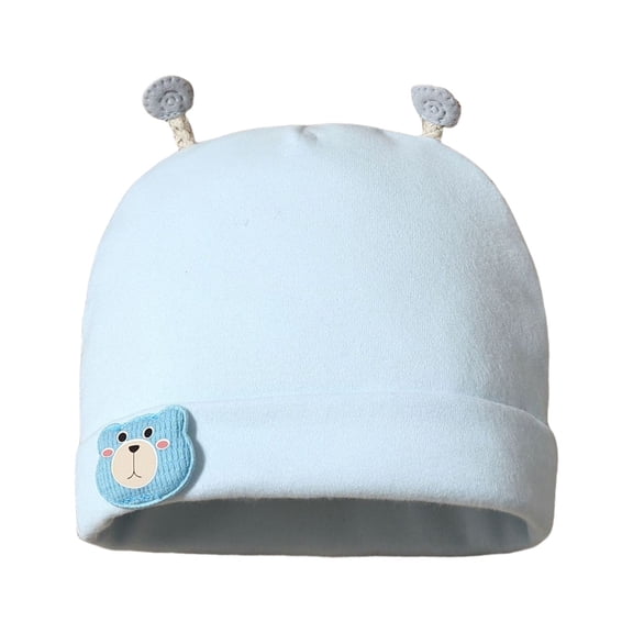 lanema Infant Bonnet Caps for 0-3 Months Baby Comfortable and Breathable Hospital Hat