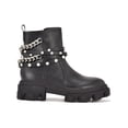 thumbnail image 2 of Nine West Womens Cearlz 3 Embellished Lugged Sole Ankle Boots, 2 of 3