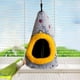 thumbnail image 5 of Casa Nido para Pájaros para Todas Las Estaciones, Cueva Colgante, Cobertizo con Hamaca para Espacio de Pinzón Loro, 5 of 9