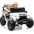 thumbnail image 1 of EastVita 24V 2 Seater Ride on Car, Electric Ride on Toys Remote Control, White, 1 of 8