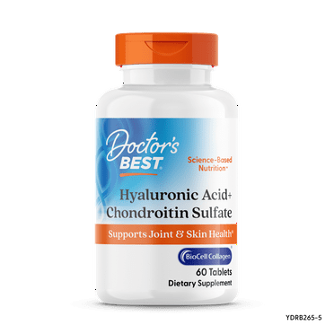 Doctor's Best, Best Hyaluronic Acid with Chondroitin Sulfate, 60 Tablets