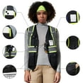 thumbnail image 2 of AYKRM 11 color Ladies High Vis Reflective Safety Vest for Women, 2 of 5