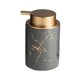 thumbnail image 2 of Dispensador de jabón de cerámica, dispensador de jabón líquido de manos, decorativo, recargable, 350 ml Gris mármol, 2 of 9