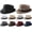 Mixed Colors, variant on 10 count Fedora Hats for Men Women with Brim Unisex Hat Gangster Cap 1920s Party Accessory