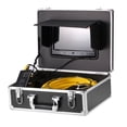 thumbnail image 1 of 20M / 30M Drain Sewer Inspection Camera IP68 Waterproof Industrial Borescope Inspection System Snake Camera 9" Touch Button LCD Monitor 12 LEDs Night Vision, 1 of 6