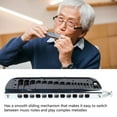 thumbnail image 3 of Harmonica Comb Part,Smooth Sliding Mechanism Chromatic Harmonica Comb for Beginners, 3 of 7