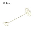 thumbnail image 3 of Table Number Holders 220mm Tall 70mm Base Width Heart Golden, 12 Pieces, 3 of 5