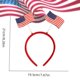 thumbnail image 3 of Diadema con lazo con la bandera de la Copa del Mundo de EE. UU., Canadá y México, decoración para fiestas de fanáticos, diadema con bandera, diadema de plástico, 3 of 6