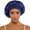 A-Navy90, variant on Yuanlong Womens Hat Shower cap Satin Sleep Hat Solid Color Elegant Daily Comfy Household Wear Spa Night Rest Headwear