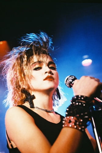 MADONNA 24X36 POSTER PRINT IN CONCERT LATE 1980'S 
