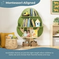 thumbnail image 5 of Guidecraft Tree Bookshelf for Kids: Montessori Wooden bookshelves and bookcases with 6 Shelves for Nursery, Homeschool, Daycare and Playroom Storage, 5 of 6