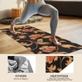 thumbnail image 4 of Pioneer Flower Floral Print Pattern Hot Yoga Mat Towel Non Slip for Hot Yoga - Quick-Drying Yoga Mat Cover with 4 Corner Pockets with Travel Bag - Hot Yoga Towel Non Slip 70"x26", 4 of 6