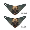 thumbnail image 3 of Naloa Lotus Leaf Starry Sky Guinea Pig Dog Bandana Large and Small-Dog Scarf Bib Handkerchief Accessories for Dogs and Cats(S-L)-Medium, 3 of 5