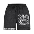 thumbnail image 4 of Bermuda Shorts for Women 2026 Summer 4th of July USA Flag Print Drawstring Elastic Waist Shorts Stretchy Comfy Straight Leg Beach Shorts, 4 of 6