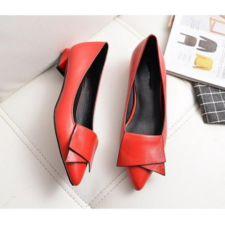 

2021 Leather Flat Shoes pointed toe With low Women s Loafers Cowhide Spring Casual Shoes Women s Flats Women s Shoes M812