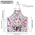 thumbnail image 2 of MBMSO Nail Tech Apron Manicurist Apron Nail Cosmetology Gift for Nail Technician Nail Artist Nail Techs Add Polish to Life (Nail Art Apron-w) E22, 2 of 3
