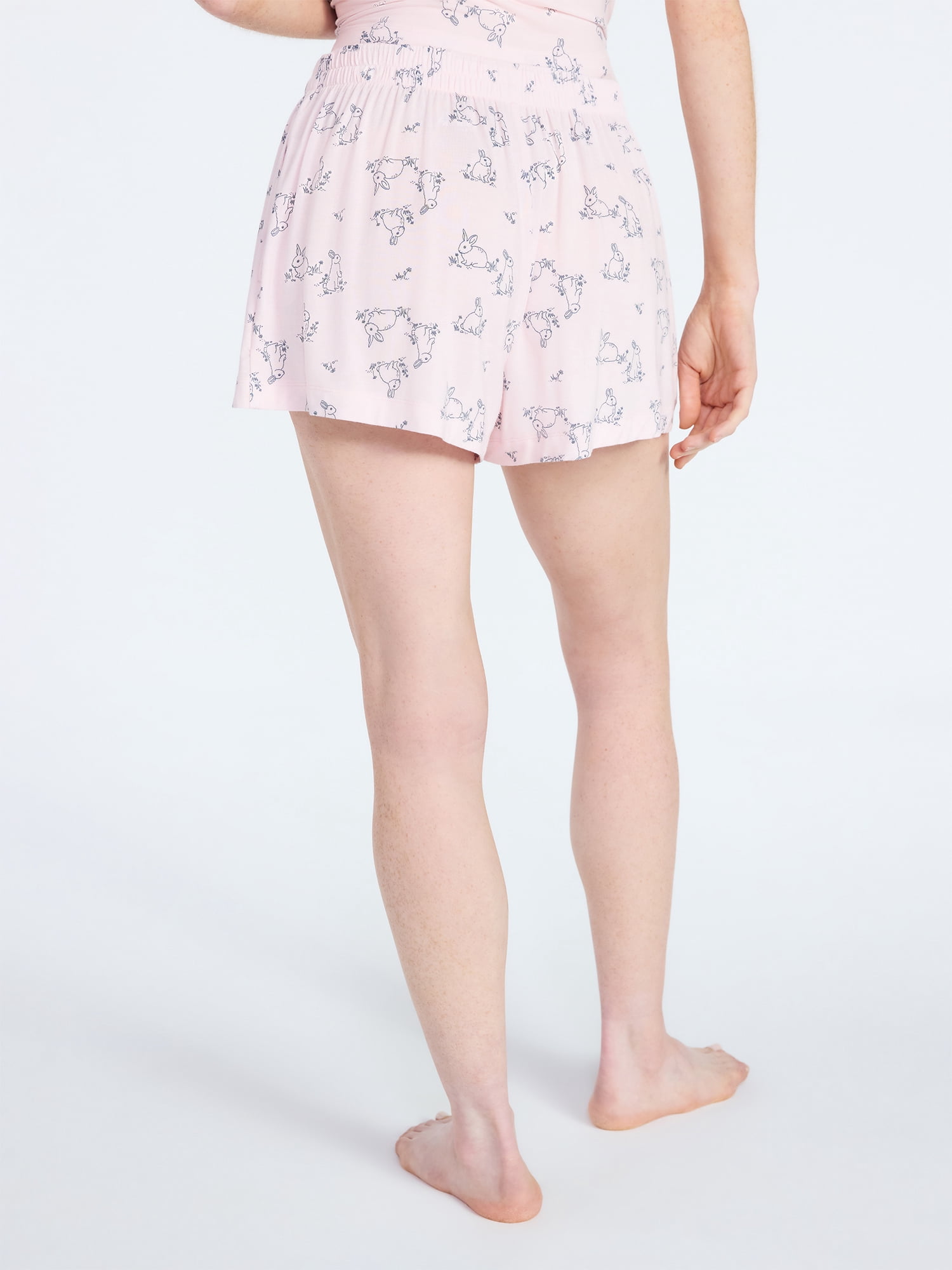 Joyspun Women’s Sleepwear Modal Pajama Shorty Shorts, 2.5'' Inseam, Sizes S-3X