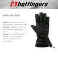 thumbnail image 5 of HOTFINGERS Men's Snow-Line Waterproof Gloves, Color: Black, Size: S, 5 of 6